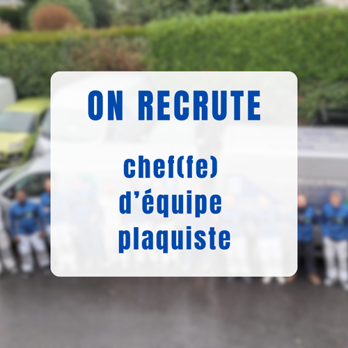 CHEF DE CHANTIERS RECRUTEMENT